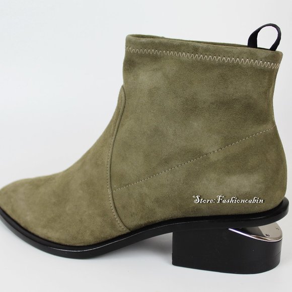 NEW ALEXANDER WANG Kori Suede Bootie - Picture 3 of 9